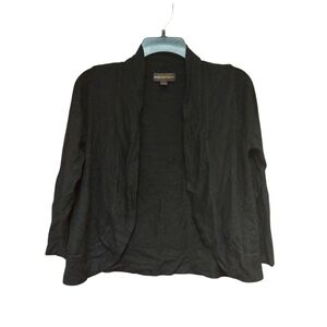 EUC Dana Buchman Open Black Cardigan Size S